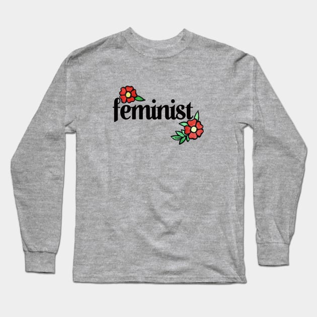 Feminist Long Sleeve T-Shirt by bubbsnugg